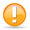 warning Orange icon