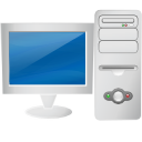 Computer, monitor Gainsboro icon