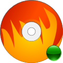 fire, Burn, Disk OrangeRed icon
