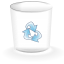 trashcan, Empty-alt DarkSlateGray icon