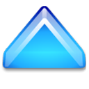 1uparrow DeepSkyBlue icon