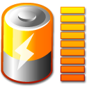 Full, Battery DarkOrange icon
