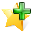 star, bookmark, Add Gold icon