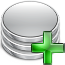 Add, Database Silver icon