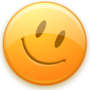 Emoticon, smiley, good, happy Khaki icon
