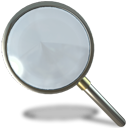 magnifying glass, search, zoom, Find DimGray icon