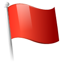 red, flag Firebrick icon