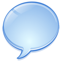 Message, Chat, talk, speech, Bubble, Comment LightBlue icon