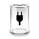 Empty, Battery, charge WhiteSmoke icon