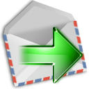 mail, Forward LightGray icon