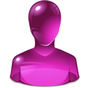 pink, user Purple icon