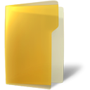 yellow, Folder, open Goldenrod icon