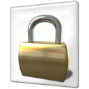 Lock, File DarkOliveGreen icon
