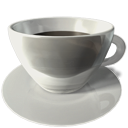 food, cup, Java, Coffee Silver icon