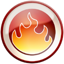 nero, fire IndianRed icon