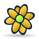 Flower, icq Yellow icon