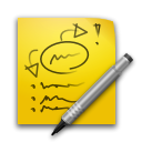 Paper note Gold icon