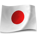 flag, japan Silver icon