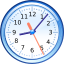 Clock, time Lavender icon