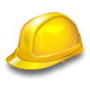 equipment, job, industry, worker, safety, helmet, hat, Building Gold icon