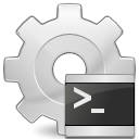 script, Application, executable LightGray icon