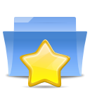 Folder, Favorite, star, bookmark LightSkyBlue icon