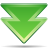 Arrow, double LimeGreen icon