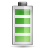 Battery, discharging, Full OliveDrab icon