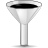 Filter, funnel Silver icon