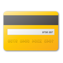 yellow, credit, card Gold icon