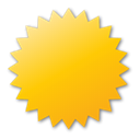 yellow, Label Gold icon