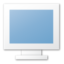 Blue, monitor, screen SkyBlue icon