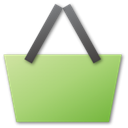 green, Basket, shopping DarkKhaki icon