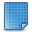 File, Blueprint CornflowerBlue icon