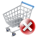 shopping cart Gray icon