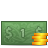 investment, funding, Dollar, Money, Coins DarkOliveGreen icon