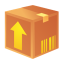crate, upload, Orange, Box, Arrow, package Peru icon