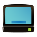 Tv, screen, television, monitor MediumTurquoise icon