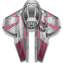 Anakin, star wars, starfighter DimGray icon