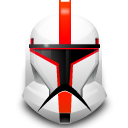 star wars, Clone, helmet Gainsboro icon