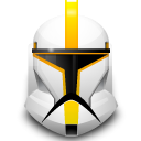 star wars, helmet, Clone Gainsboro icon