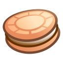 cake, food, cookie SaddleBrown icon