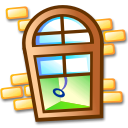 window, list SaddleBrown icon