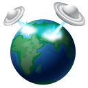 invasion, world, earth, Ufo, globe MidnightBlue icon