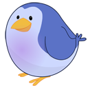 twitter, bird, Animal MidnightBlue icon