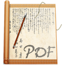 File, document, Acrobat, Pdf AntiqueWhite icon