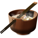 chinese, meal, oriental, japanese, food, japan, Bowl, Asian, chopsticks, soup, Lunch, dinner, breakfast, China Black icon