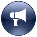 blog, promote, notifications, megaphone, announcement, Advertisement DarkSlateGray icon