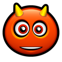 monster, halloween, Devil OrangeRed icon