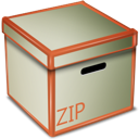 Box, Zip Silver icon